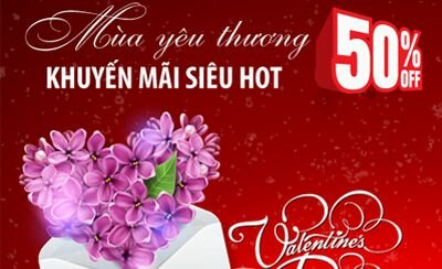 "Mùa yêu thương" giảm 50% tất cả các dịch vụ trị liệu trọn gói